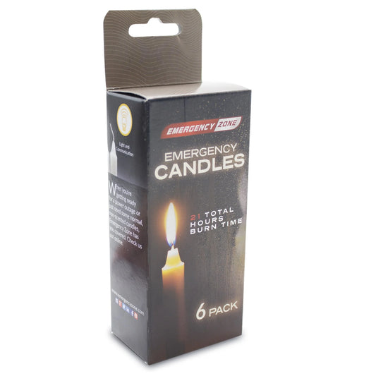 Emergency Zone Candles - 6 Pack