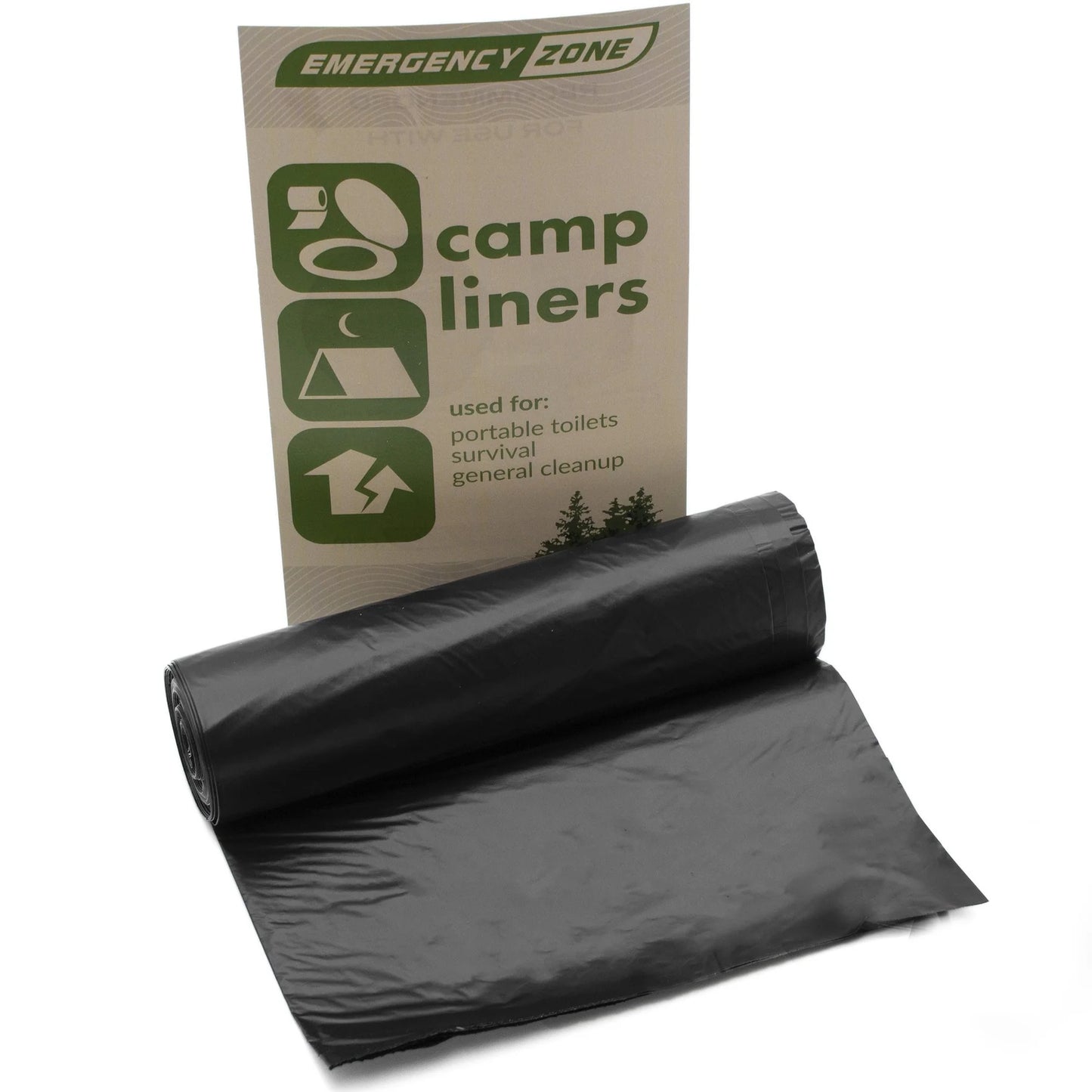 Emergency Zone Portable Toilet Liners - Roll of 12