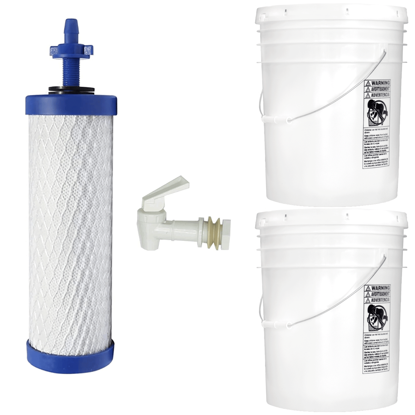 Water Pure Gravity Flow Filter with Spigot