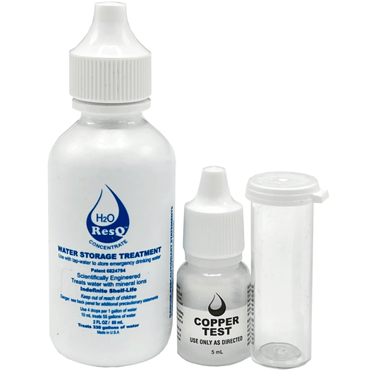 Water Pure H20 ResQ 2-Part Water Storage Treatment Kit