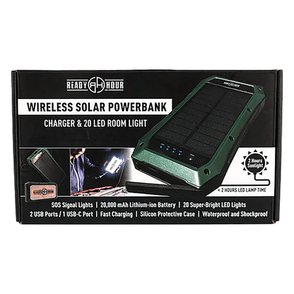 Ready Hour Wireless Solar Powerbank