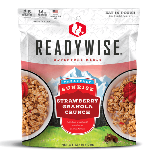 Adventure Meals: Sunrise Strawberry Granola Crunch