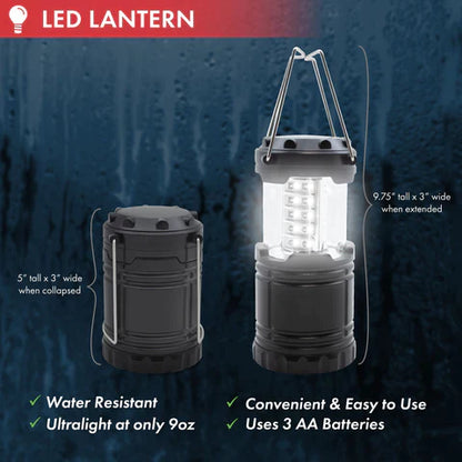 Emergency Zone Collapsible LED Lantern