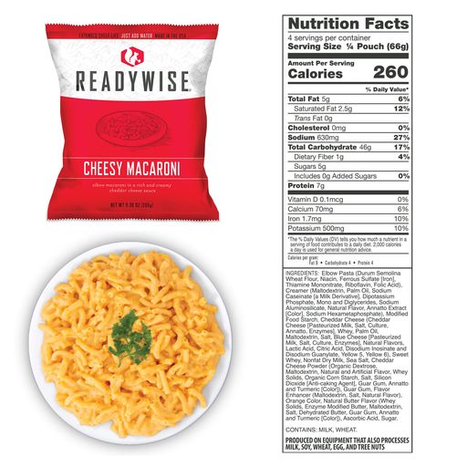 ReadyWise 72-Hour Emergency Food and Drink Supply