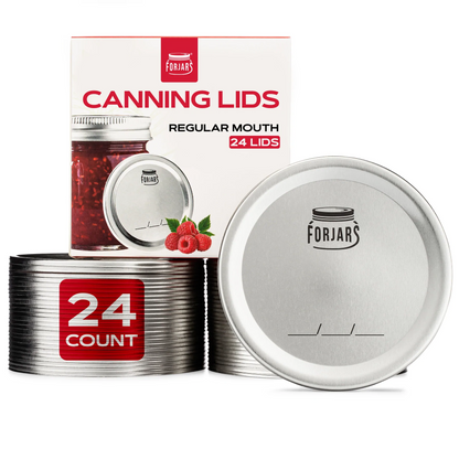 ForJars - 24 Regular Mouth Canning Lids