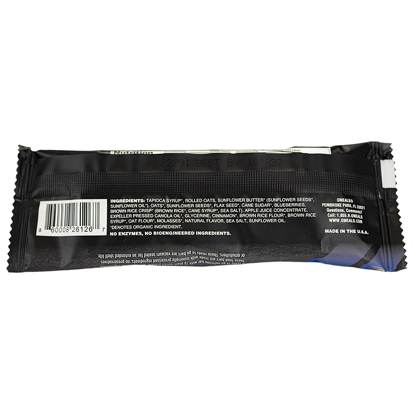 OBAR Blueberry Oat Bar