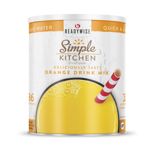 Simple Kitchen #10 Can: Orange Drink Mix