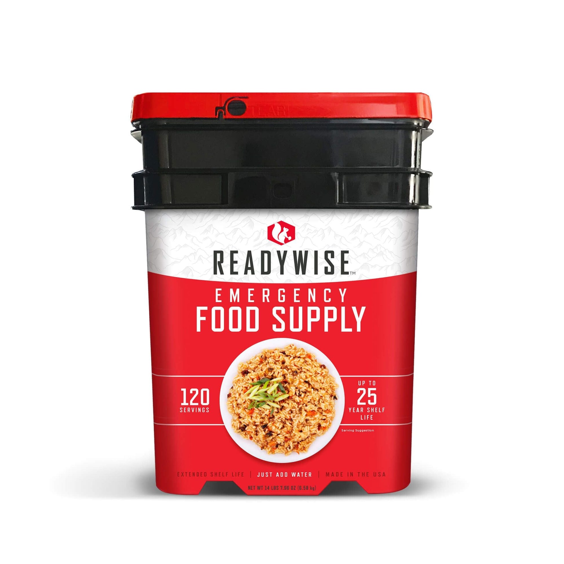 readywise emergency food supply 120 serving food bucket