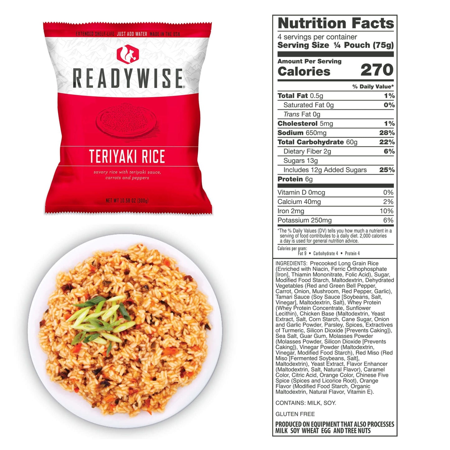 ReadyWise 120 Serving Emergency Food Supply