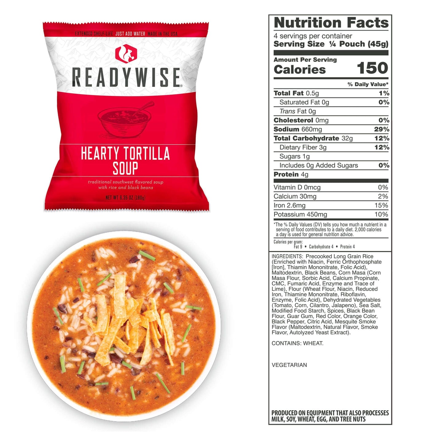 ReadyWise 120 Serving Emergency Food Supply