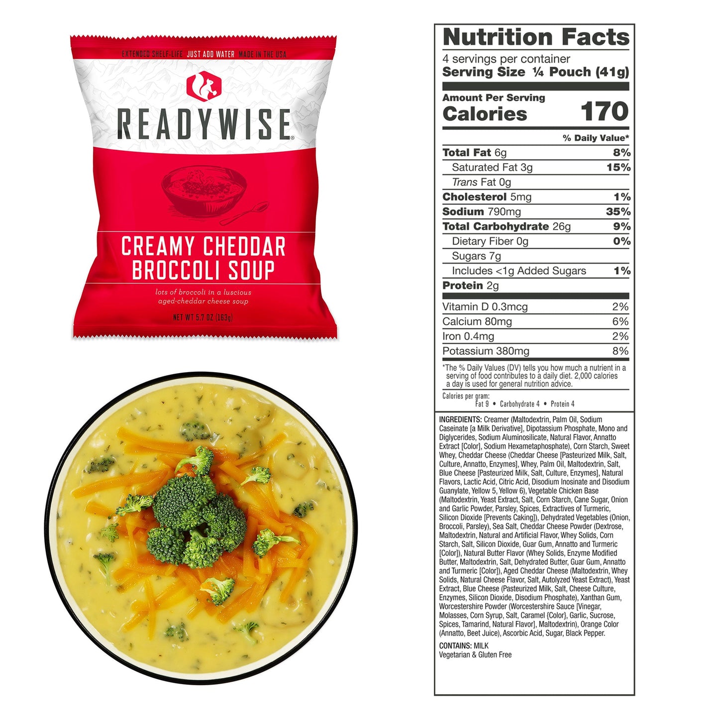 ReadyWise Emergency Soup Bucket (48 Servings)