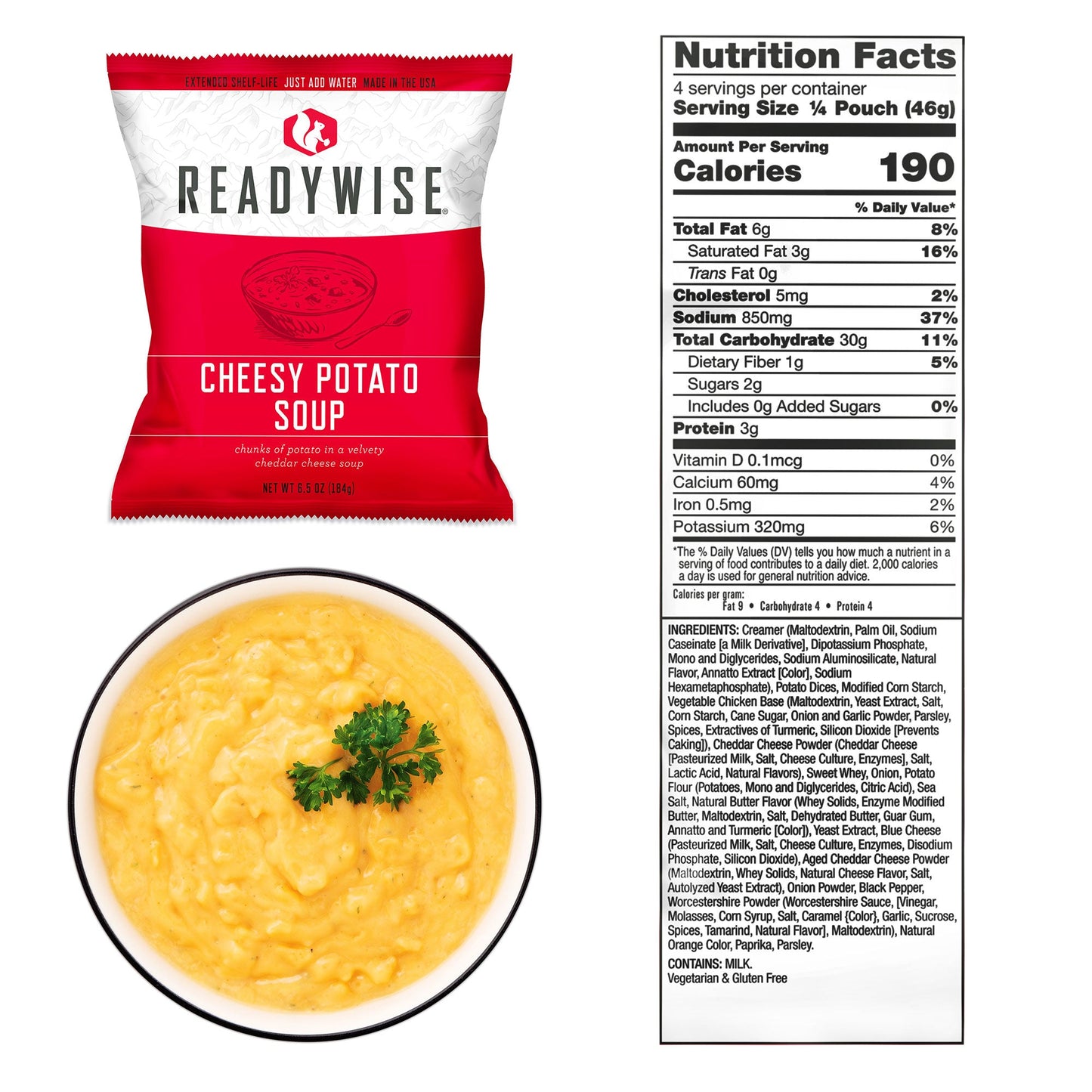 ReadyWise Emergency Soup Bucket (48 Servings)