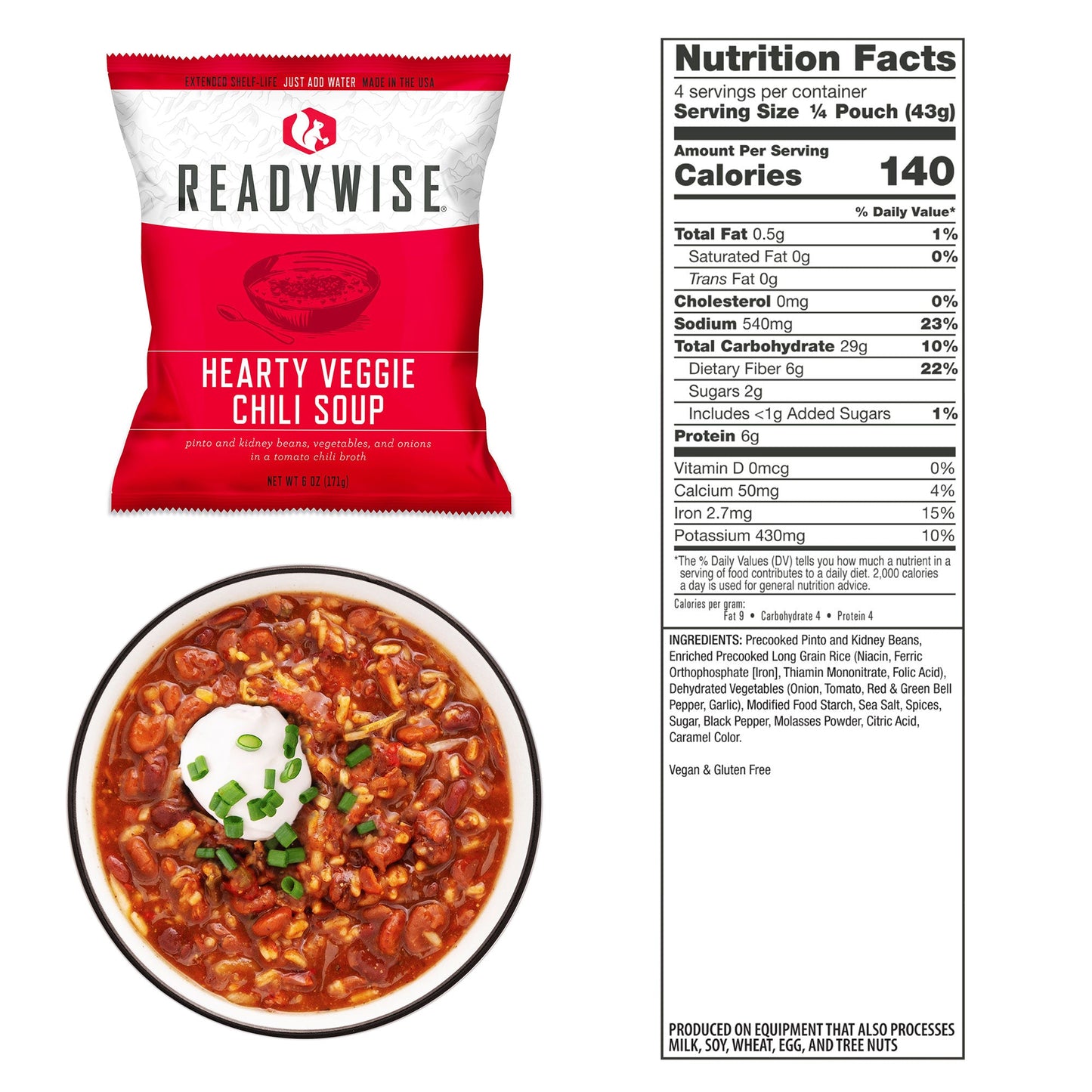 ReadyWise Emergency Soup Bucket (48 Servings)