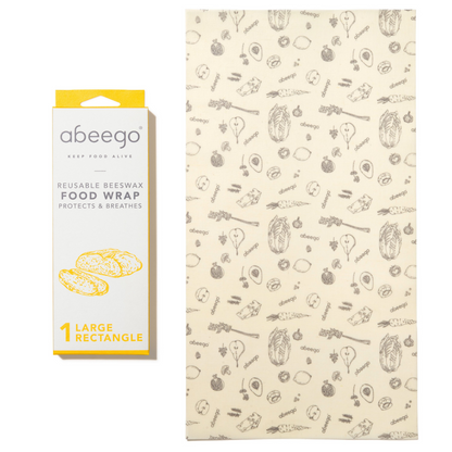 Abeego Large Rectangle Food Wrap