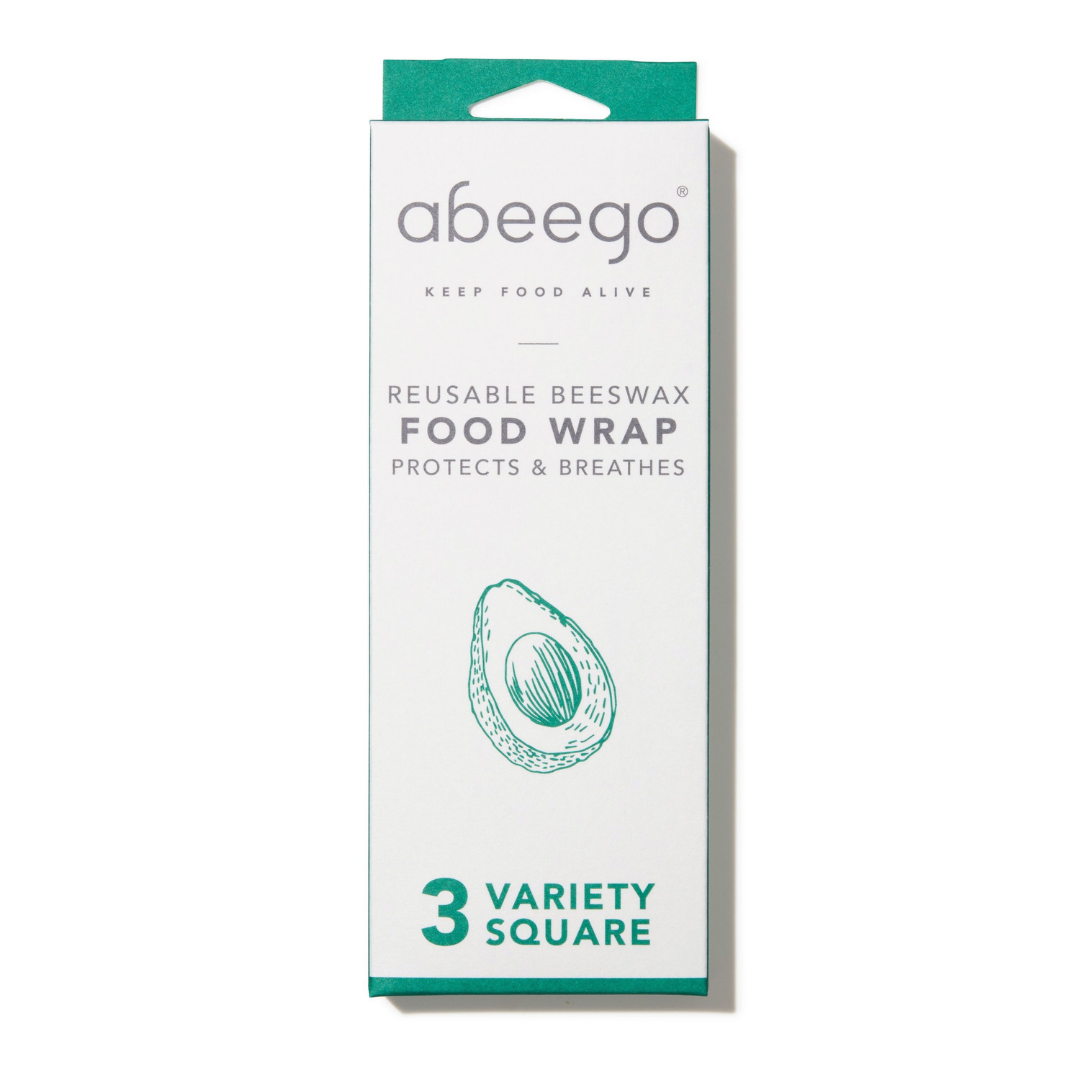 Abeego Variety Square Food Wraps (Three)